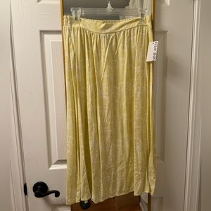 Nine West Vine Floral Midi Skirt